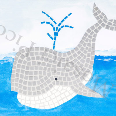 balena mosaico