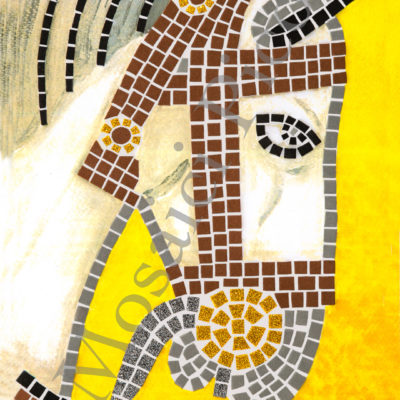 cavallo pandone mosaico