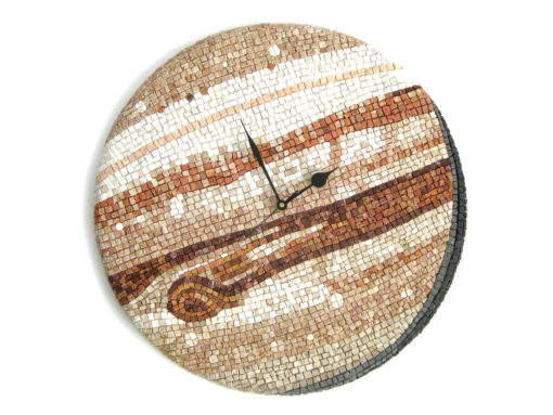 Orologio da parete in mosaico