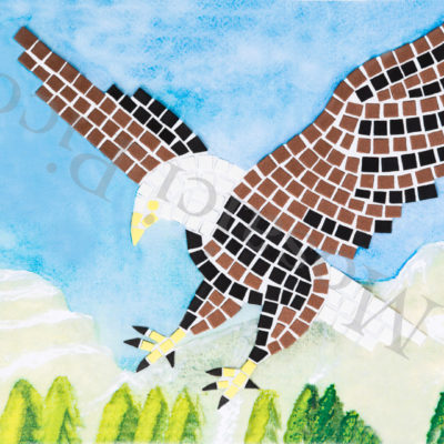 aquila mosaico