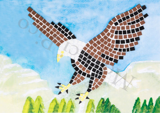 aquila mosaico