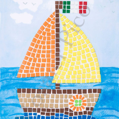 barca mosaico