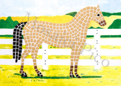 cavallo mosaico