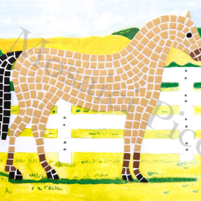 cavallo mosaico