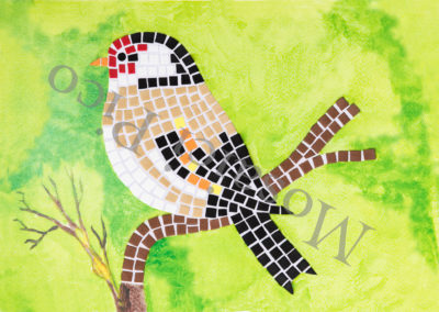 uccello mosaico